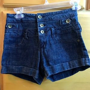 Refuge high waisted jean shorts - size 4